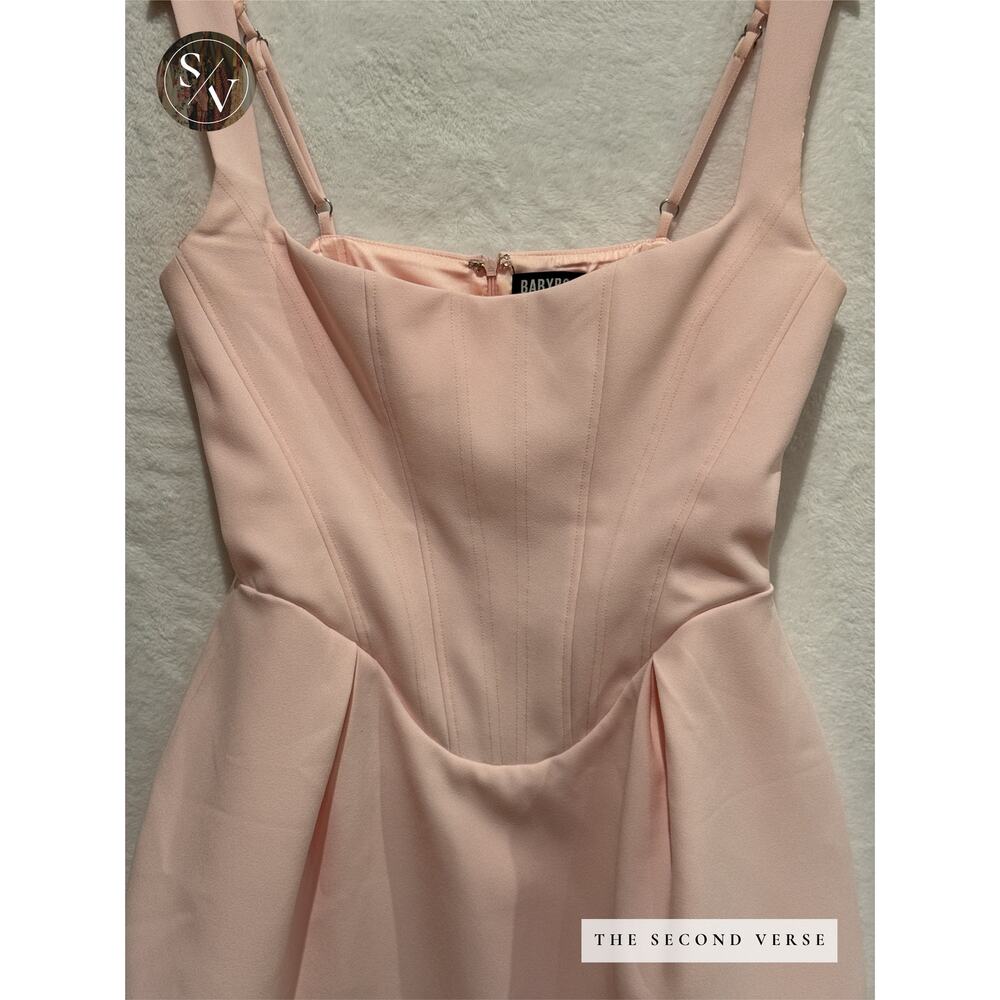 Baby Boo Pink Corset Bubble Mini Dress Fairycore Balletcore Size XL - Picture 4 of 13